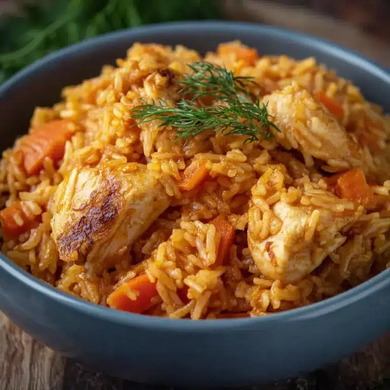 Ukrainian Chicken Plov (Rice Pilaf) Recipe