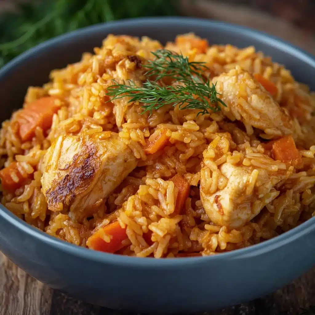 Ukrainian Chicken Plov (Rice Pilaf) Recipe