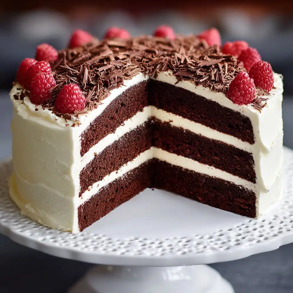Chocolate Layer Cake with Creme Chantilly Frosting Recipe - Recipe Image