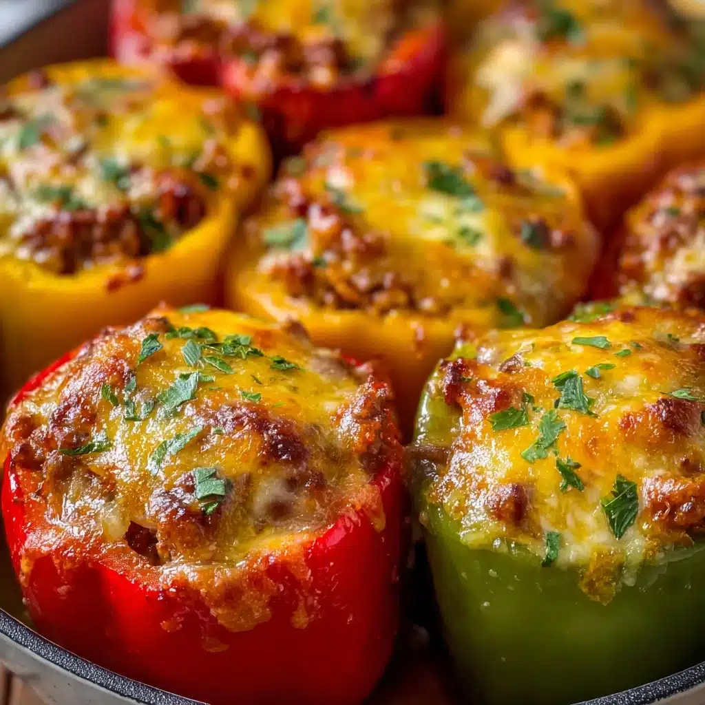 Easy Stuffed Bell Peppers Recipe - Recipe Image