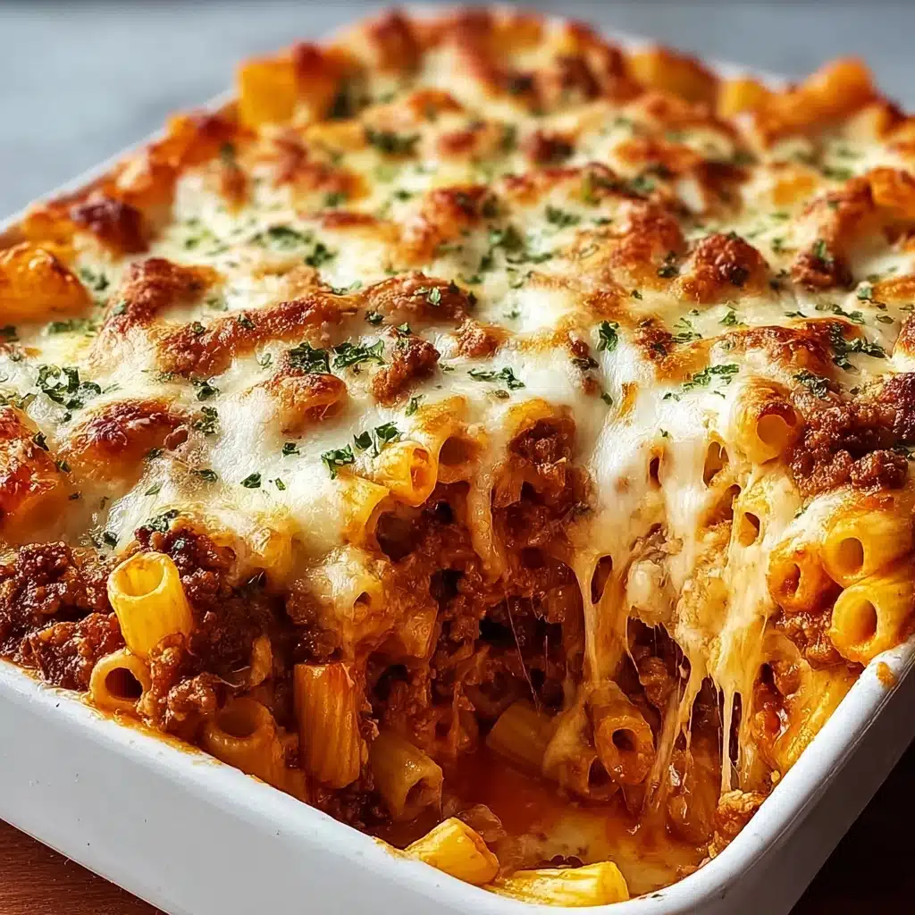 Layer half the cooked pasta in the baking dish Recipe - Recipe Image