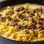 Beef and Garlic Butter Pasta Recipe