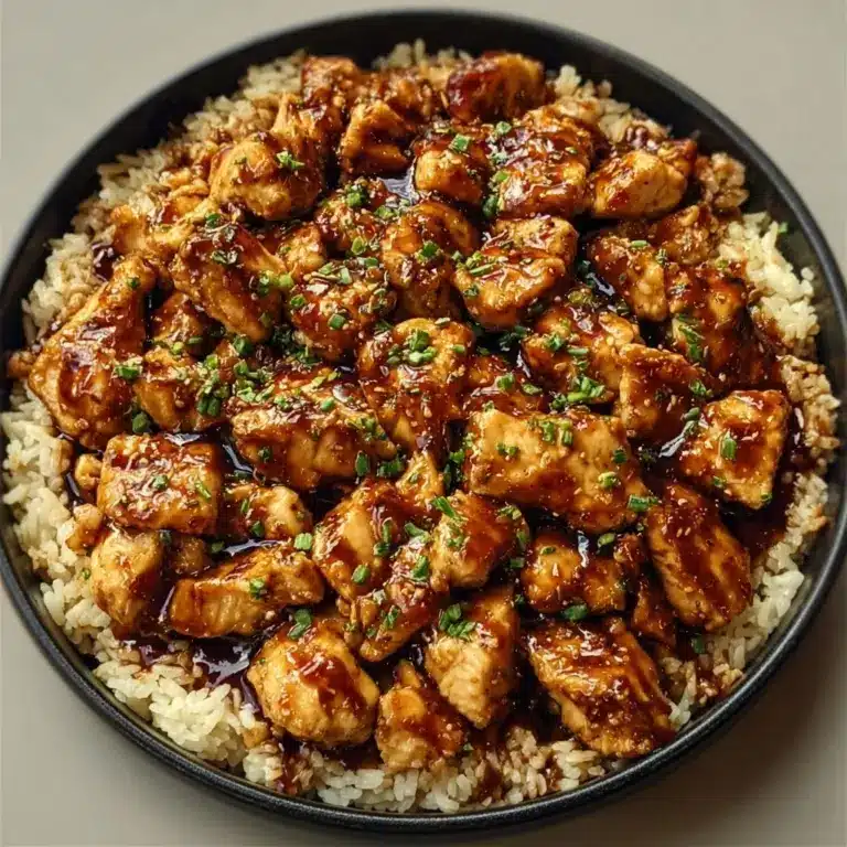 Honey BBQ Chicken Rice Recipe