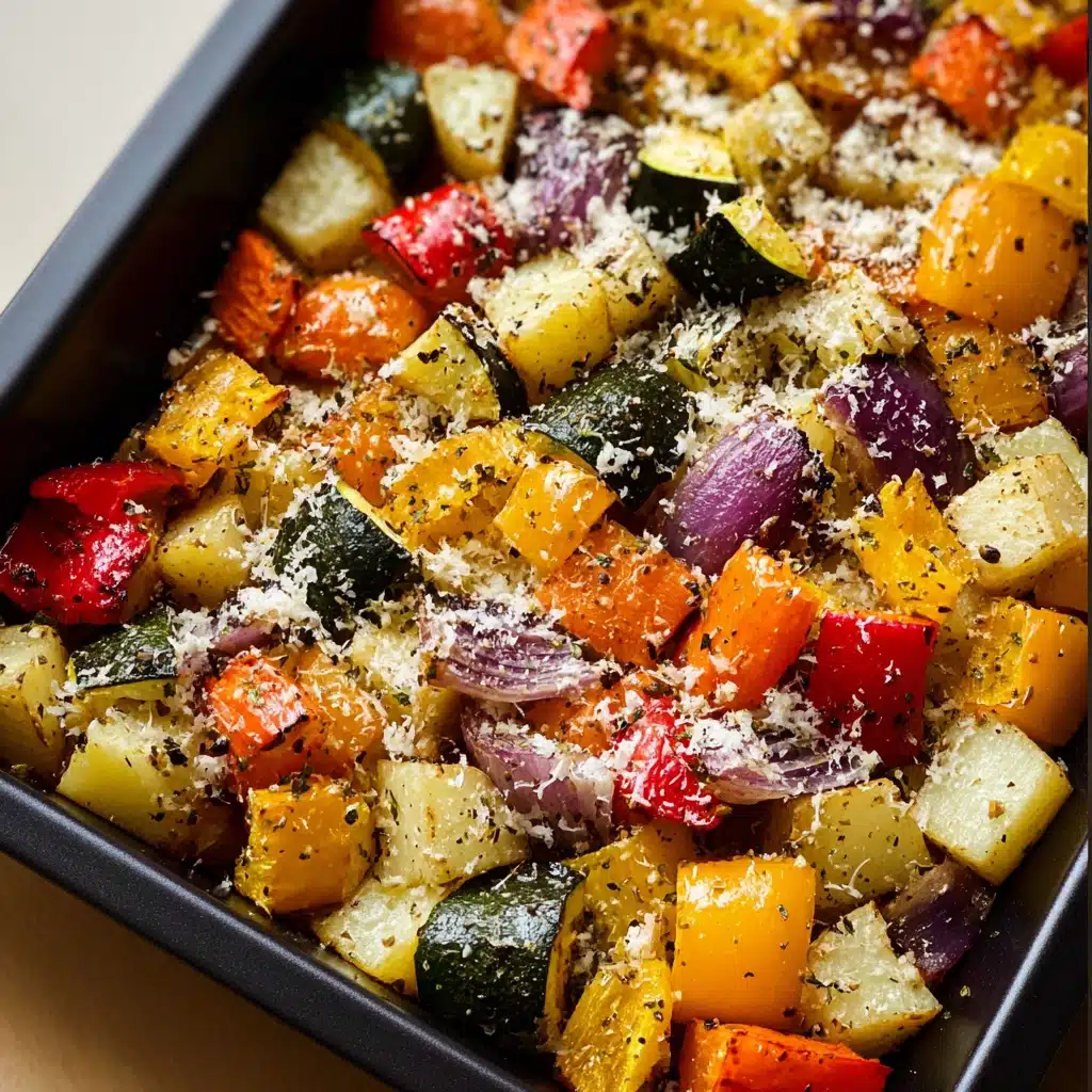 Roasted Vegetables with Parmesan Cheese Recipe