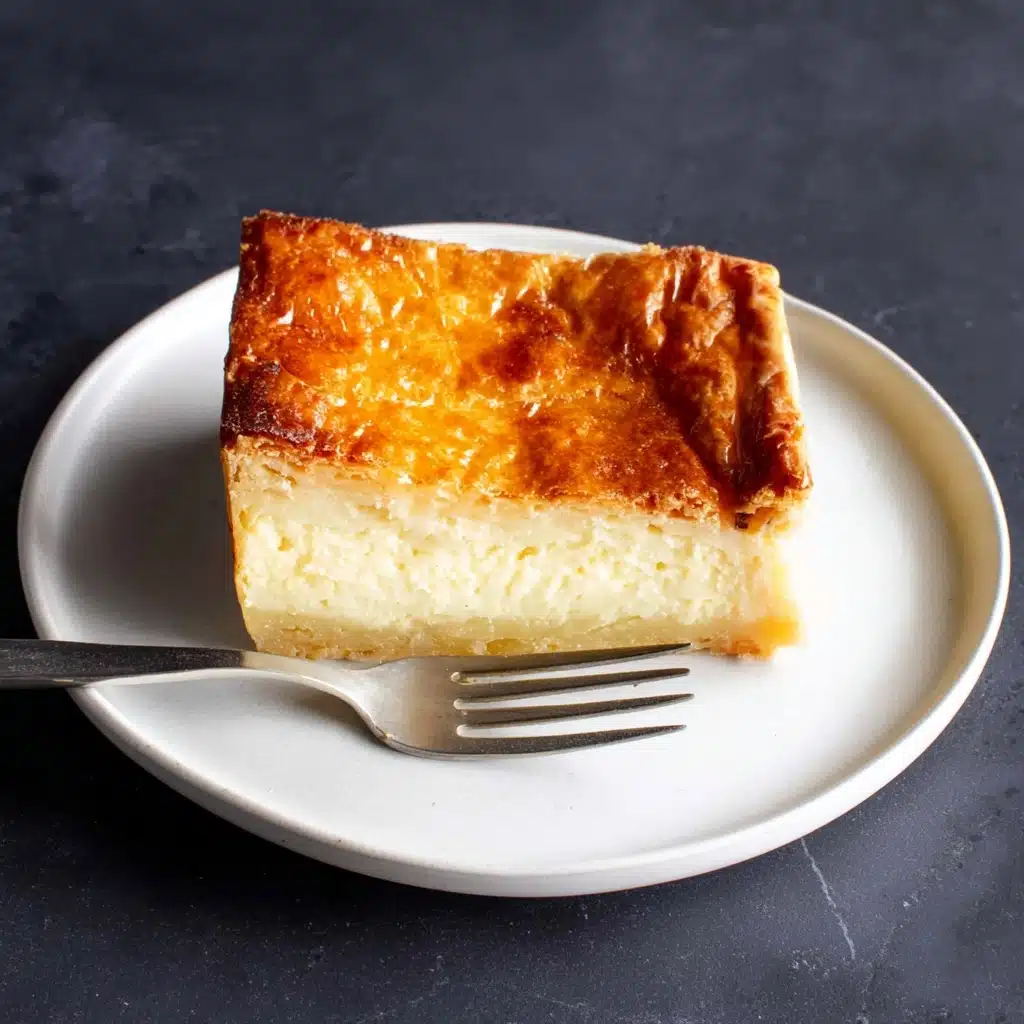 Vanilla Custard Cream Squares Recipe - Recipe Image