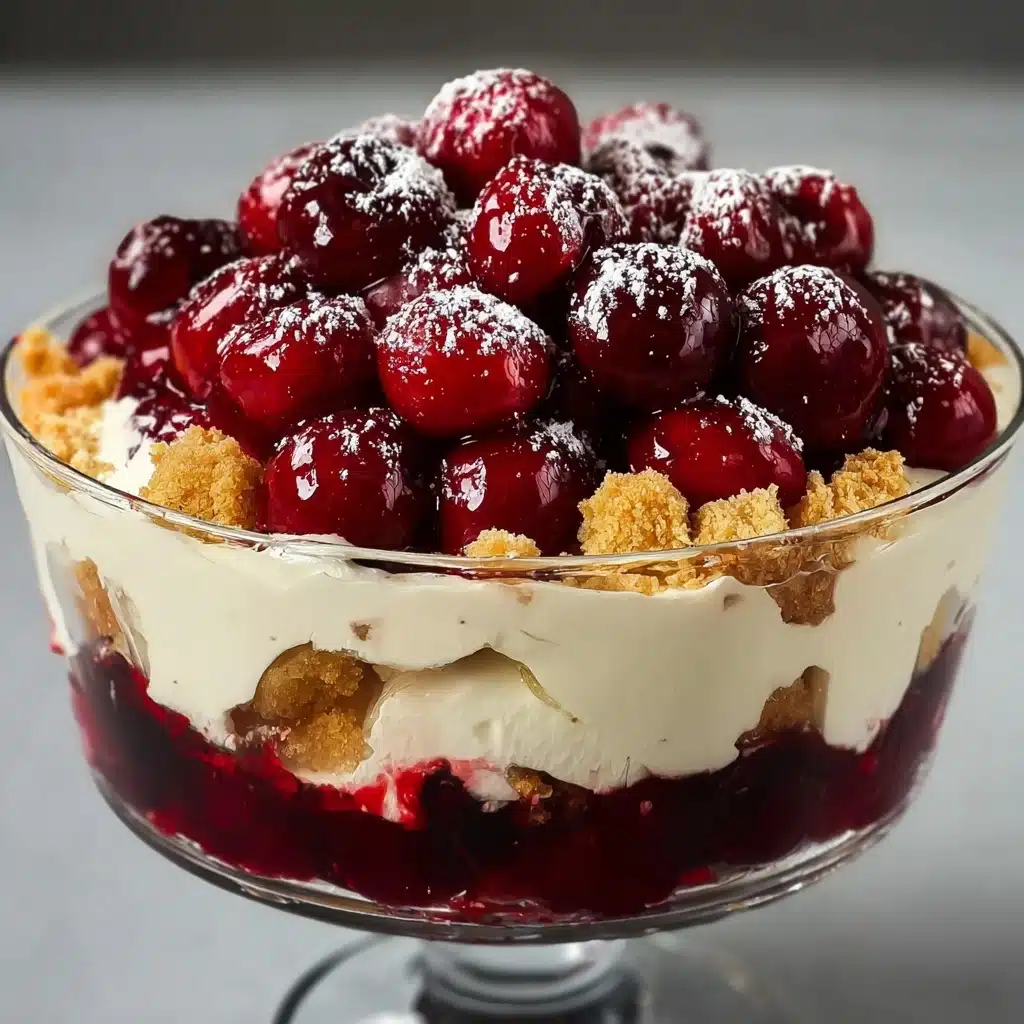 Cherry Cheesecake Trifle Recipe - Recipe Image