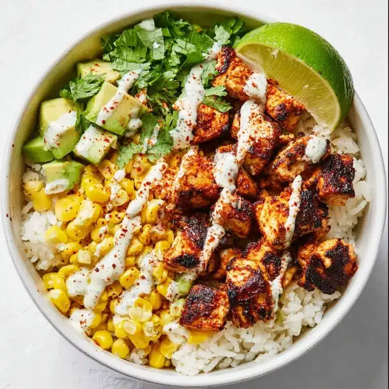 Street Corn Chicken Rice Bowl Recipe