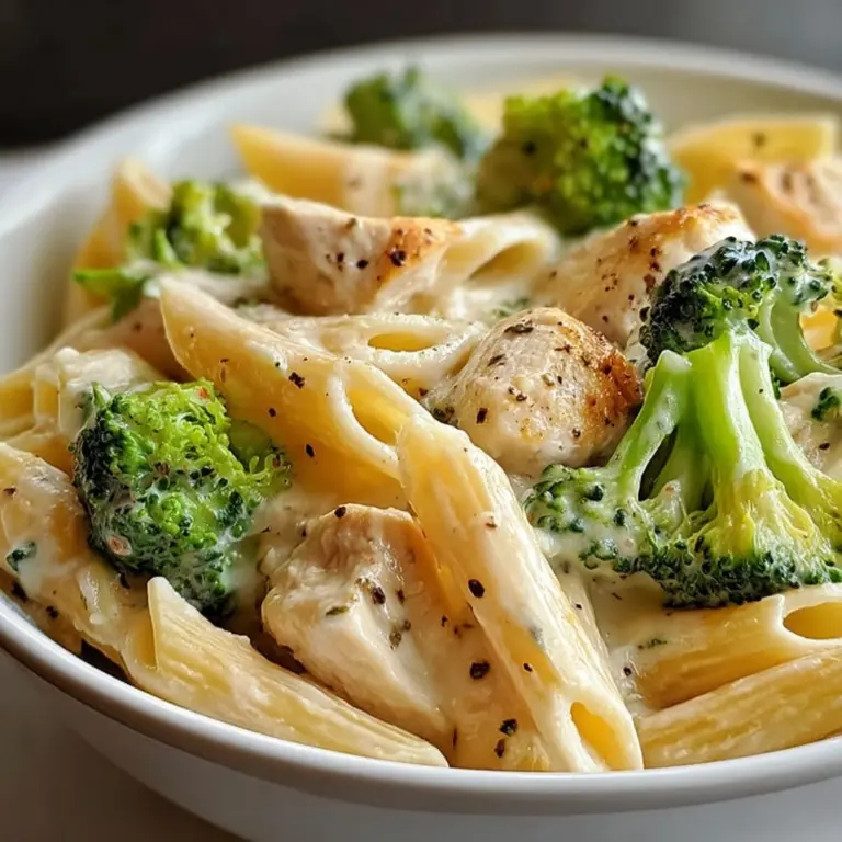 Creamy Broccoli and Chicken Penne Recipe