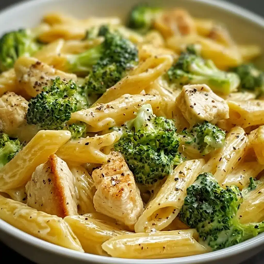 Creamy Broccoli and Chicken Penne Recipe - Recipe Image