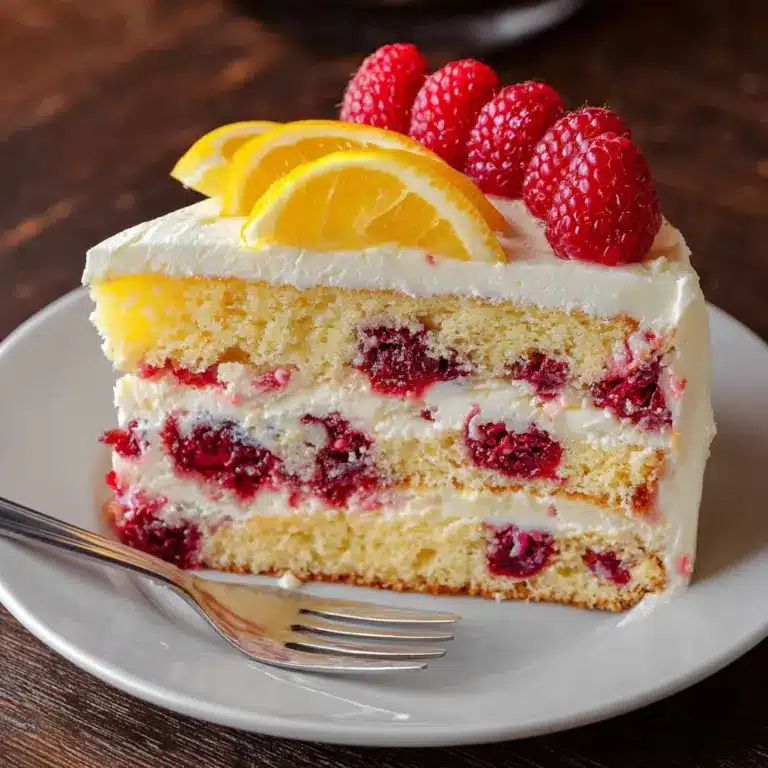 Lemon Raspberry Cake Recipe