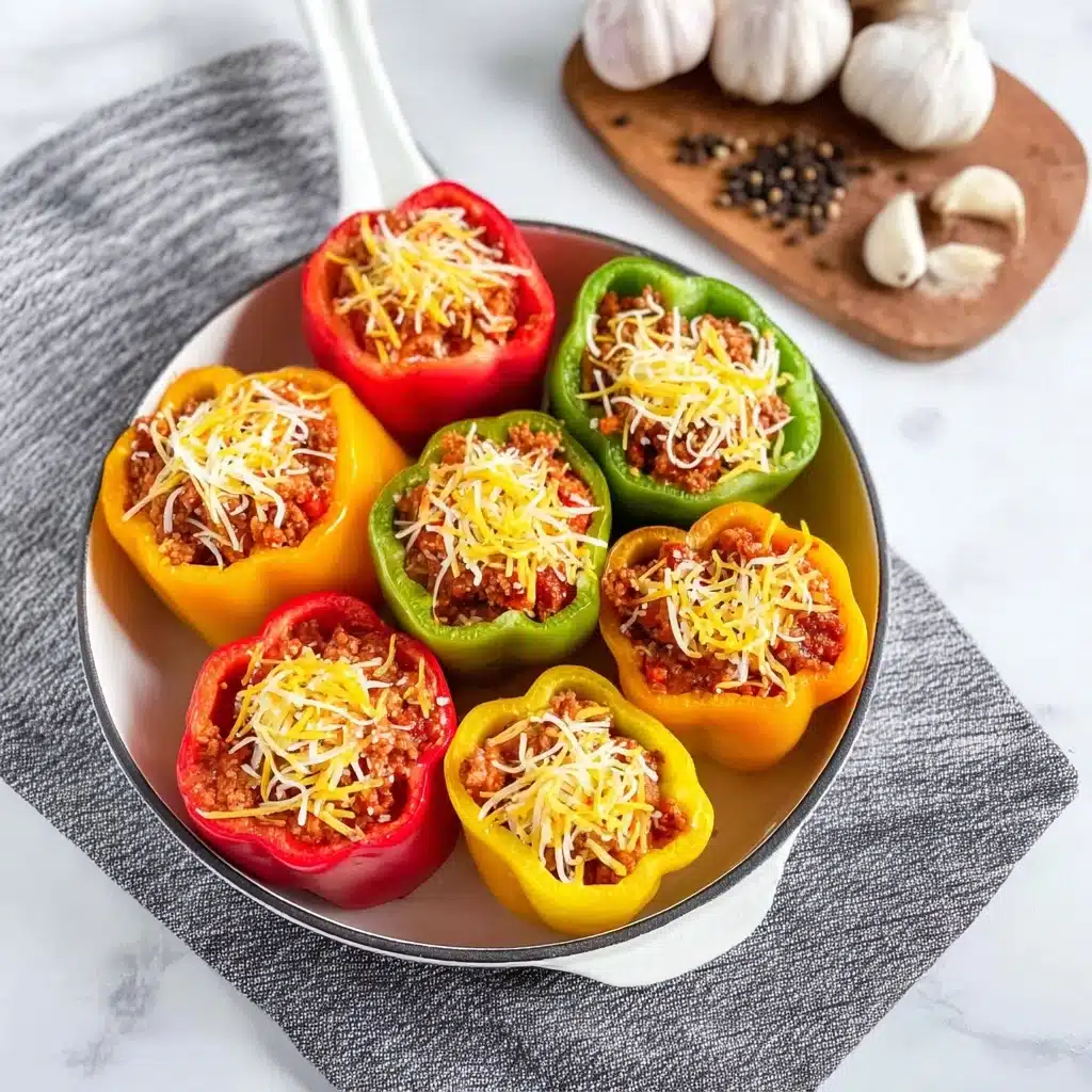 Easy Stuffed Bell Peppers Recipe - Recipe Image