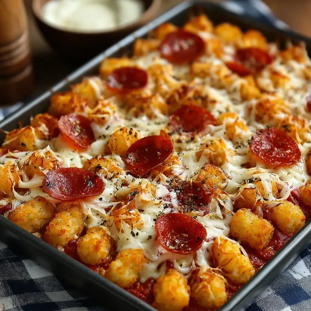 Pizza Tot Casserole Recipe - Recipe Image