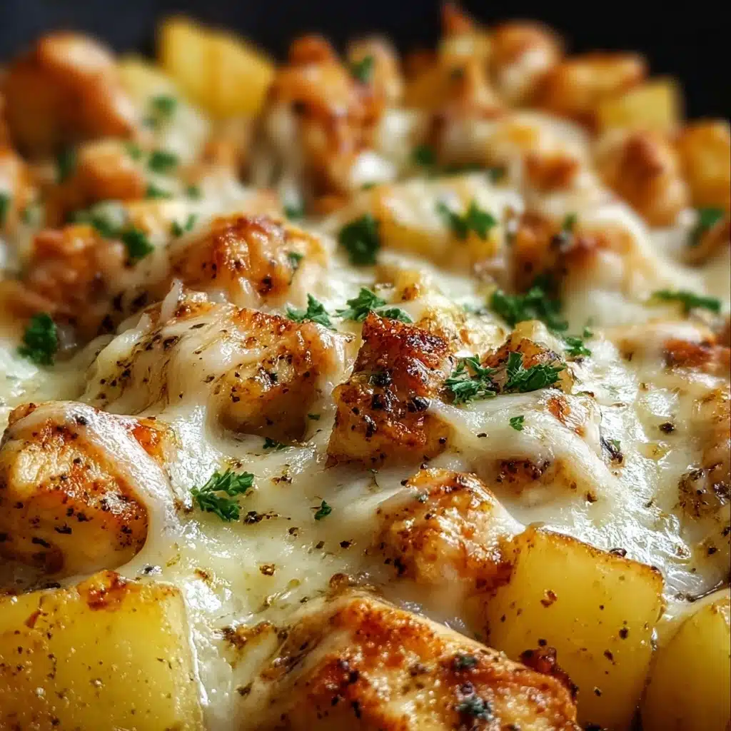 Garlic Parmesan Chicken and Potatoes Recipe