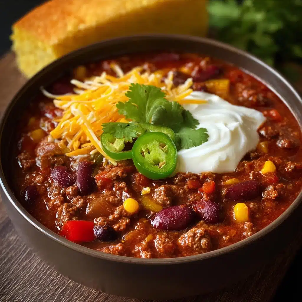 The Best Homemade Chili Recipe - Recipe Image