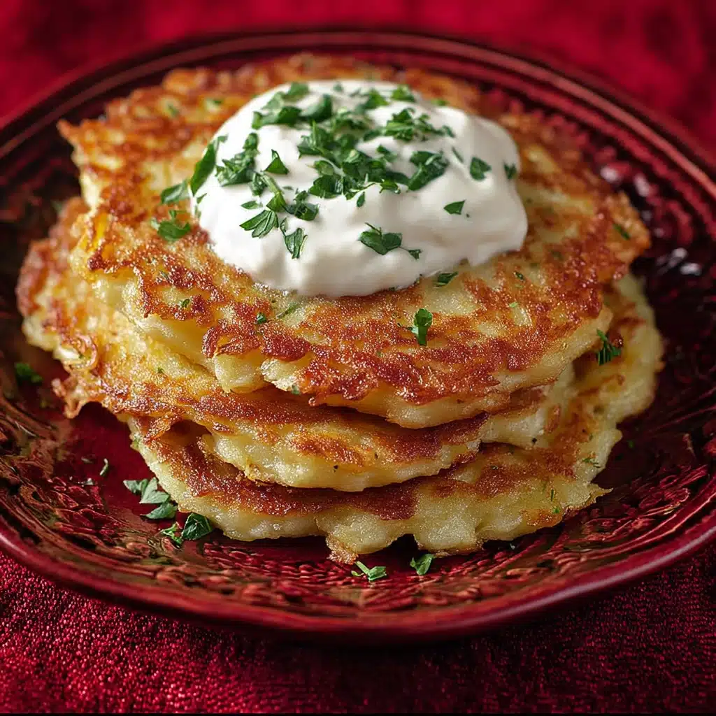 Deruny – Ukrainian Potato Pancakes Recipe - Recipe Image