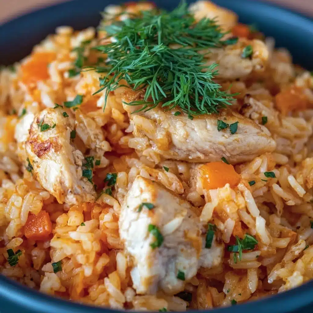 Ukrainian Chicken Plov (Rice Pilaf) Recipe - Recipe Image