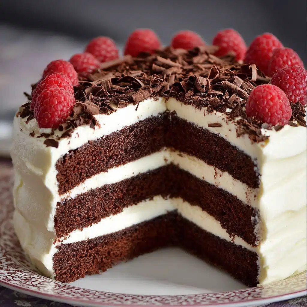 Chocolate Layer Cake with Creme Chantilly Frosting Recipe - Recipe Image