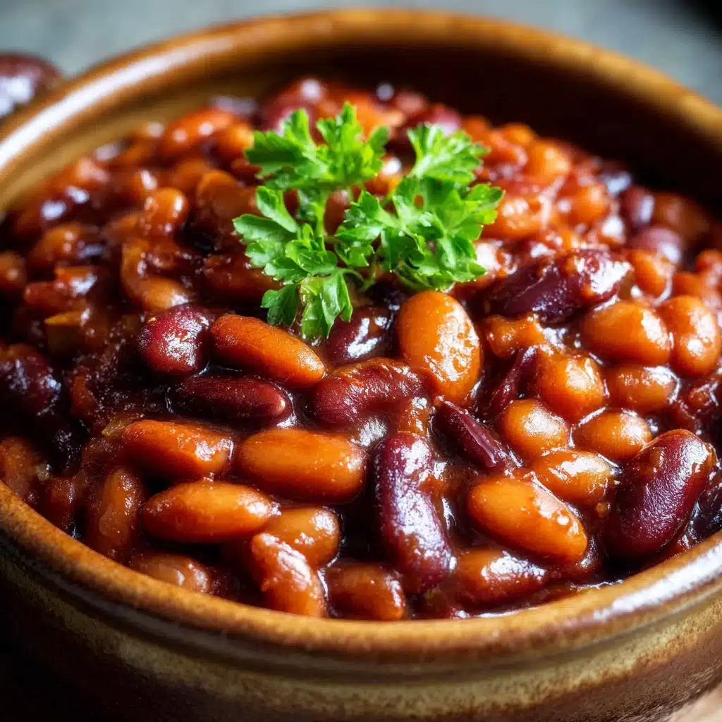 Homemade Slow Cooker Baked Beans Recipe - Recipe Image