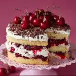 Russian Cherry Layer Cake Recipe