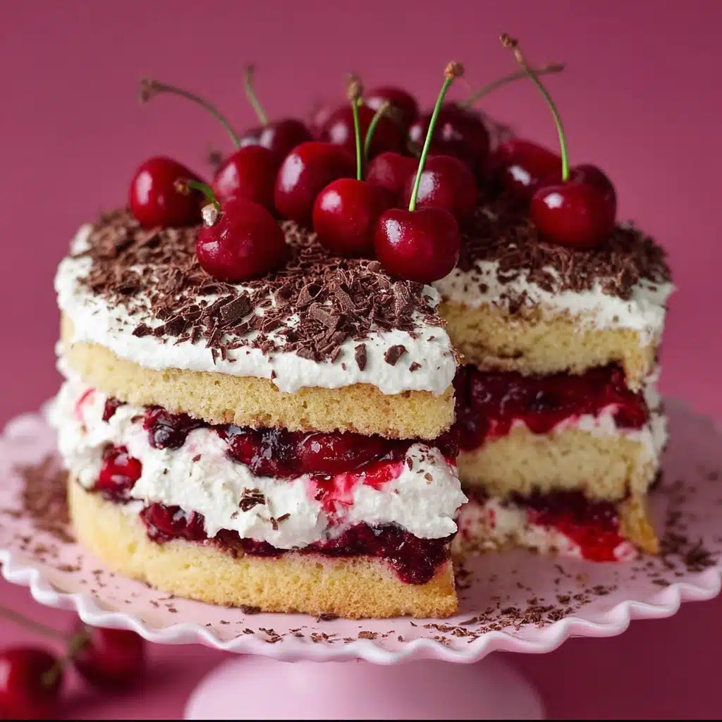 Russian Cherry Layer Cake Recipe - Recipe Image