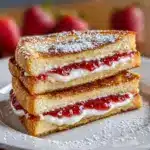 Fried Strawberry Cheesecake Sandwiches Recipe