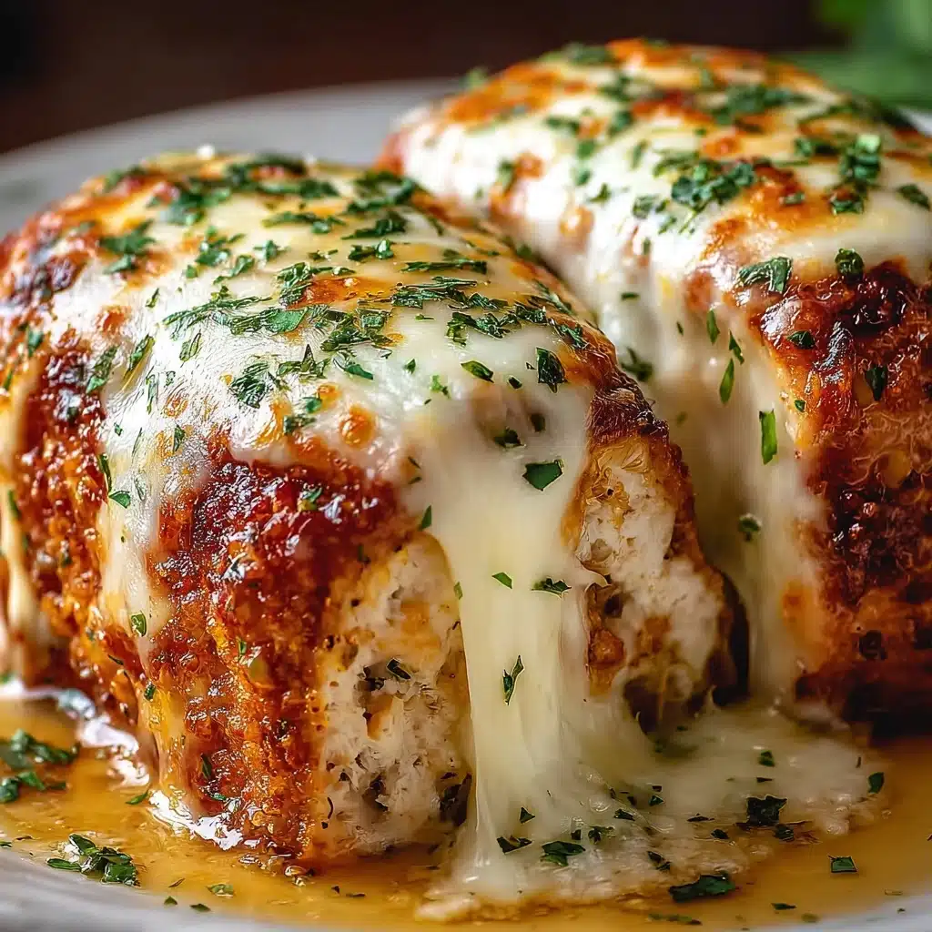 Melt-in-Your-Mouth Garlic Parmesan Chicken Meatloaf Recipe - Recipe Image