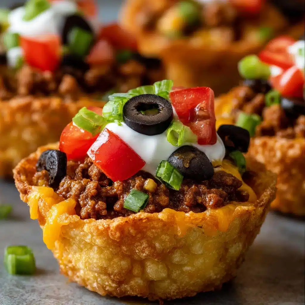 Taco Cupcakes Recipe - Recipe Image