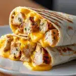 Quick Cheesy Chicken Wrap Recipe