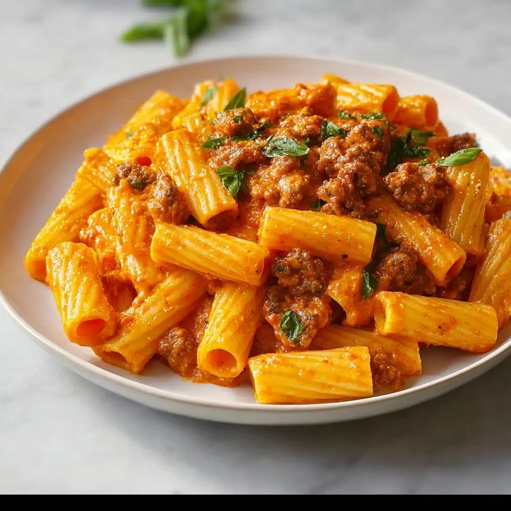 Creamy Sausage Rigatoni Recipe
