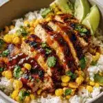 Easy Street Corn Chicken Rice Bowl Recipe