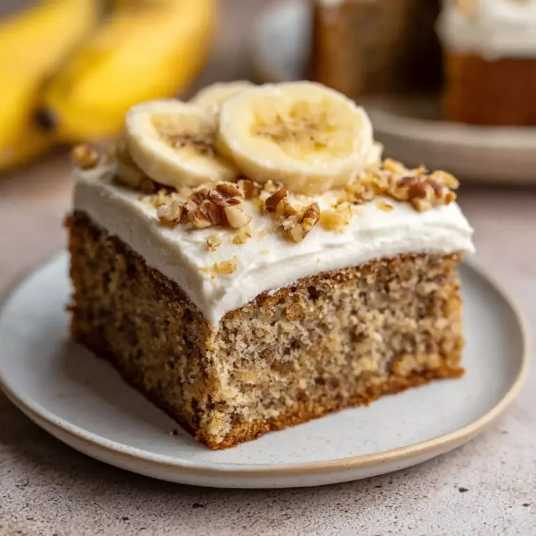 The Best Banana Cake – So Delicious and Super Easy Recipe