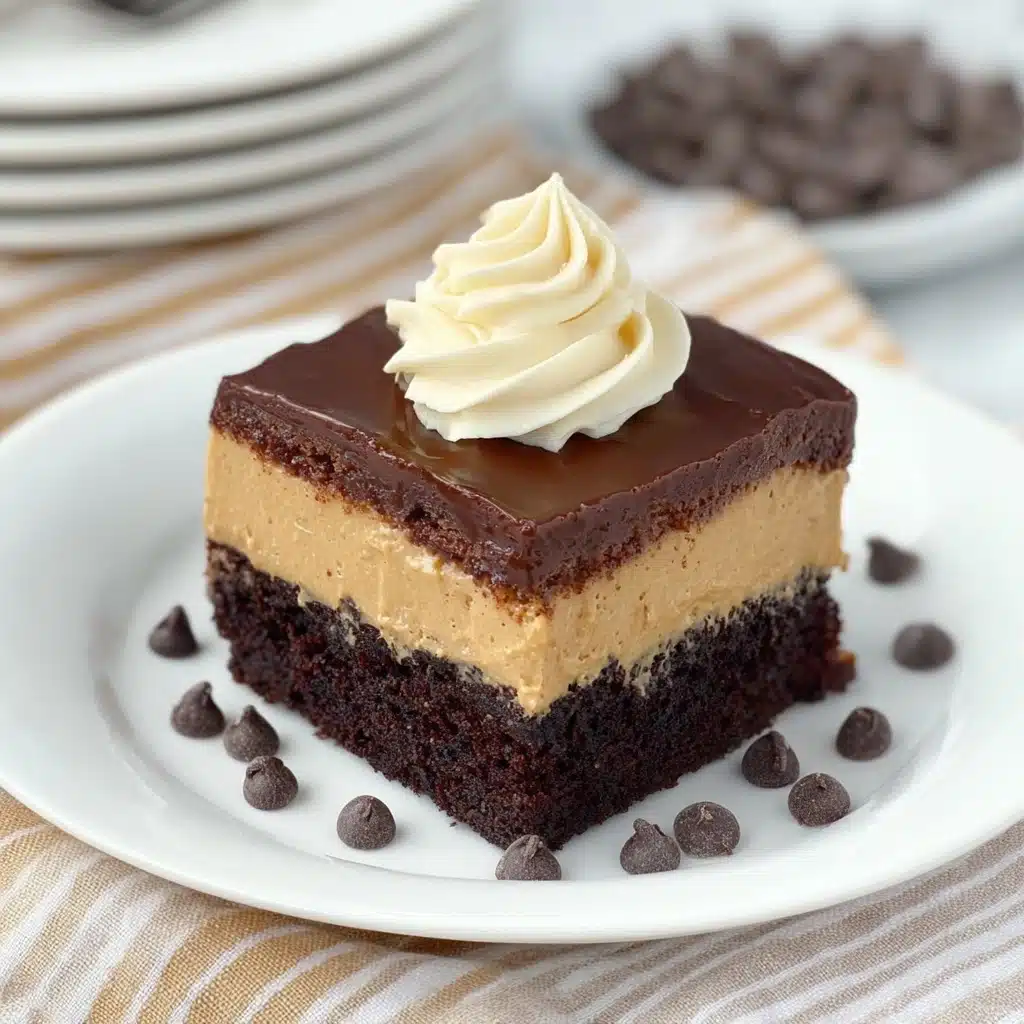 Chocolate Peanut Butter Texas Sheet Cake Recipe - Recipe Image