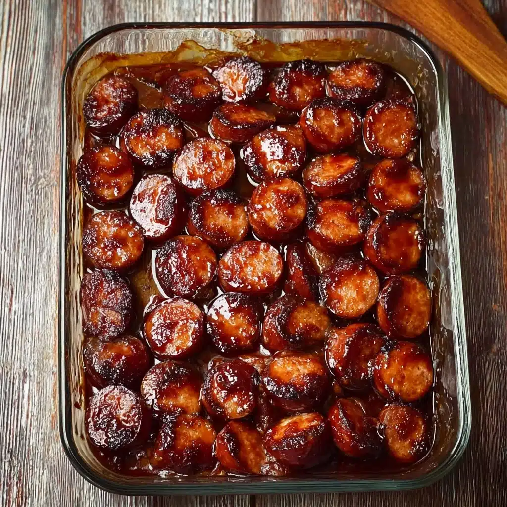 BBQ Baked Sausage Recipe - Recipe Image