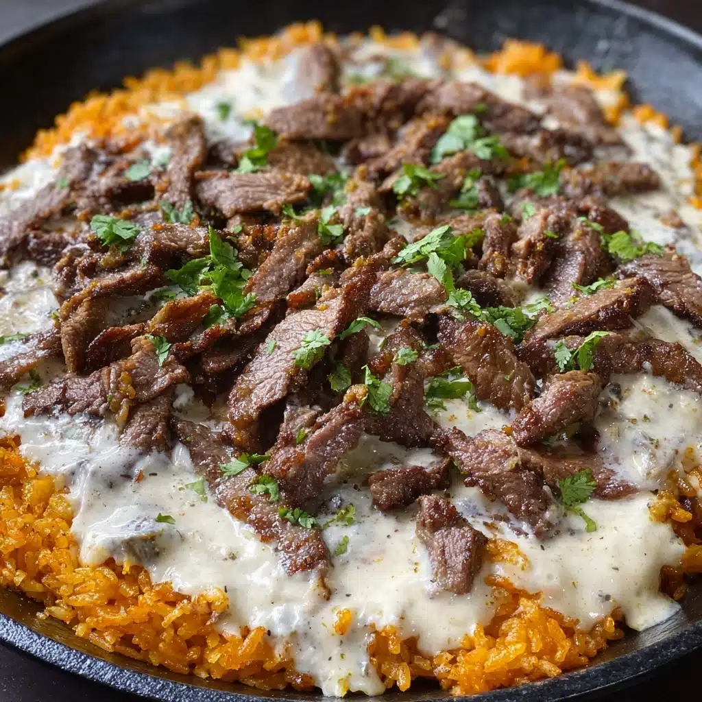 Cheesy Steak & Rice Recipe