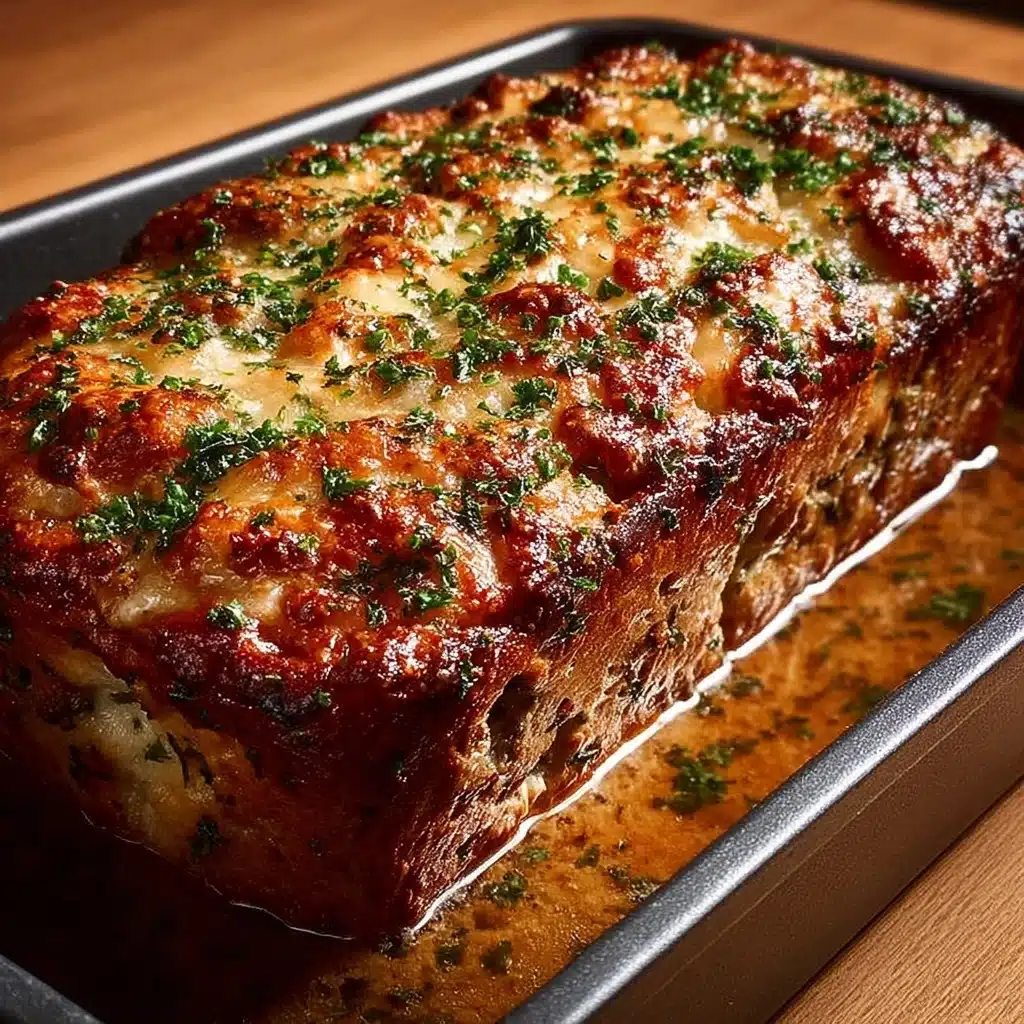 Melt-in-Your-Mouth Garlic Parmesan Chicken Meatloaf Recipe