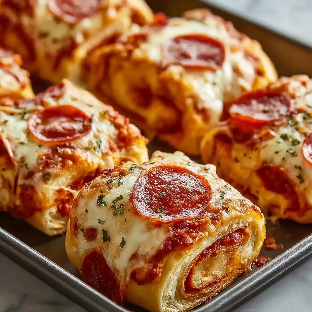 Cheesy Pepperoni Pizza Roll-Ups Recipe