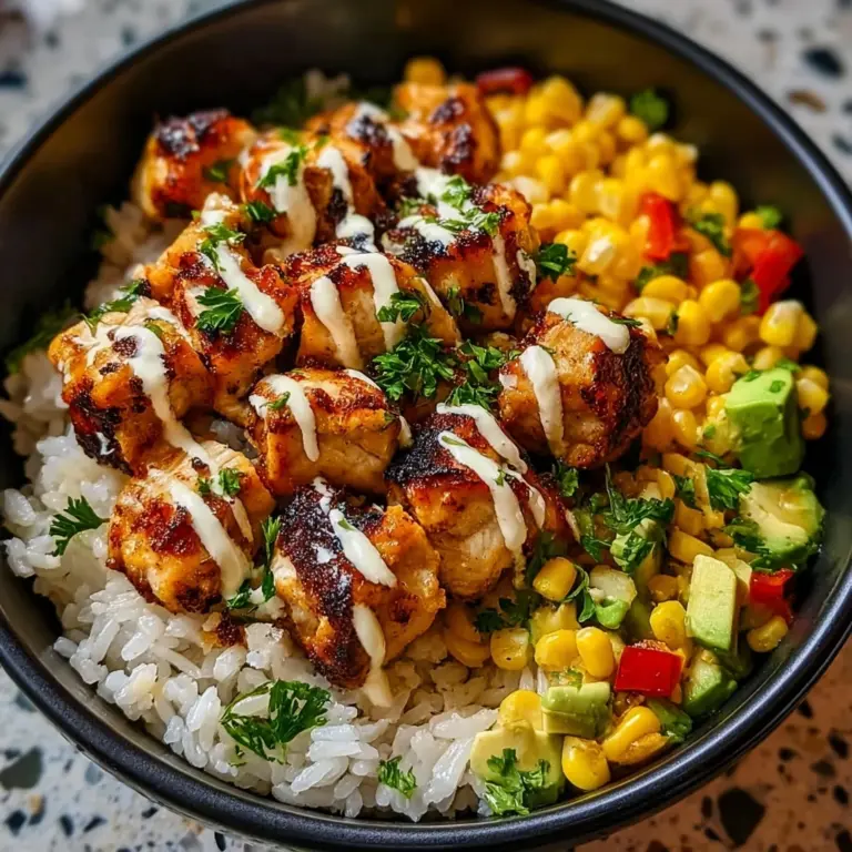 Chicken Rice Bowl Flavor Packed Delight Recipe