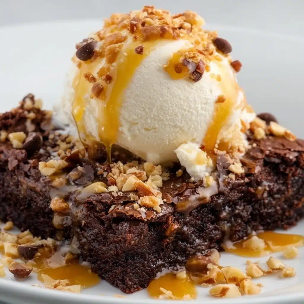 Chocolate Caramel Dump Cake Recipe - Recipe Image