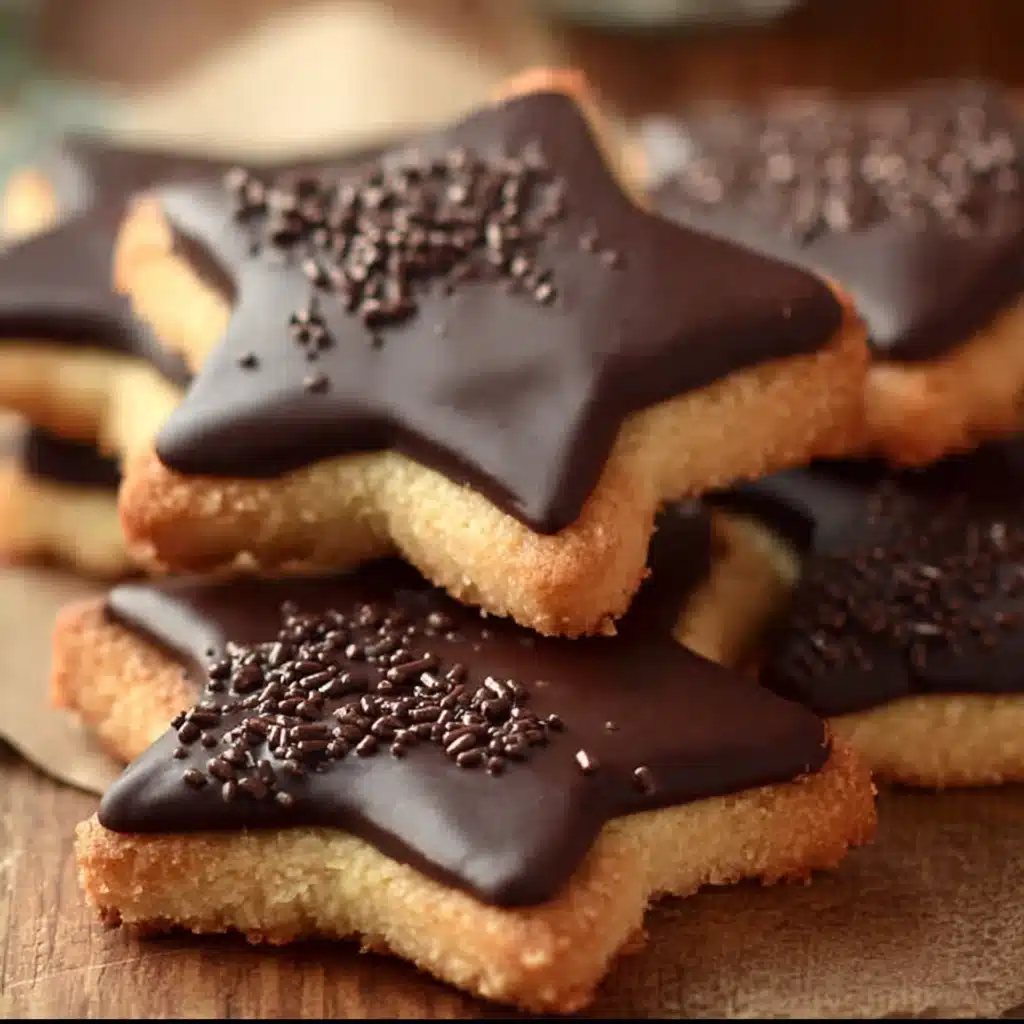 Chocolate Shortbread Cookies Recipe - Recipe Image