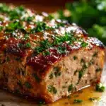 Melt-in-Your-Mouth Garlic Parmesan Chicken Meatloaf Recipe