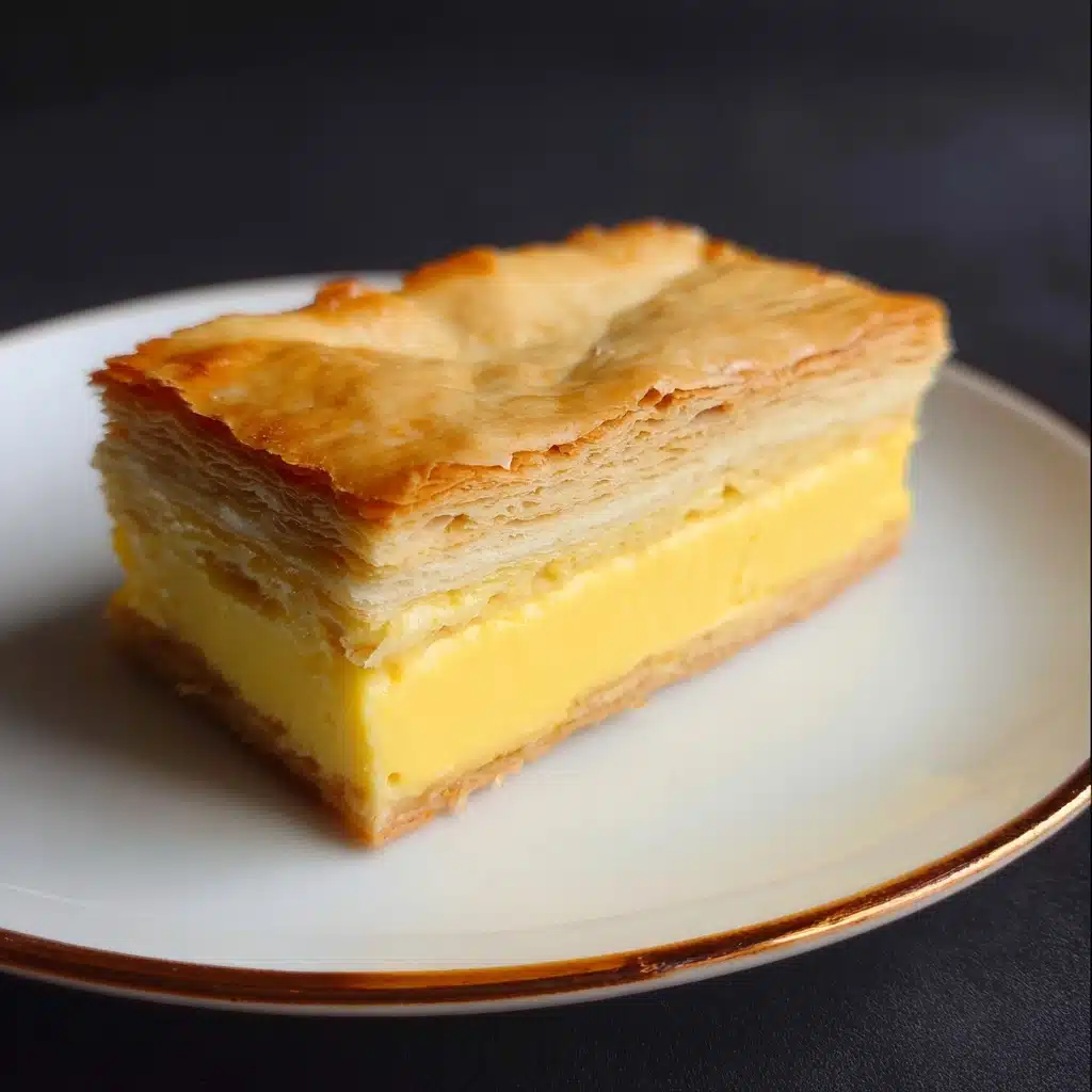 Vanilla Custard Cream Squares Recipe