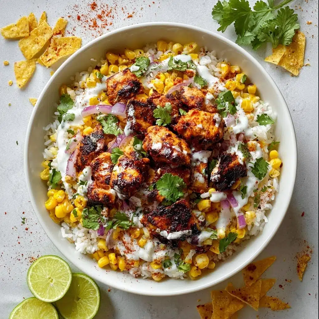 Street Corn Chicken Rice Bowl Recipe - Recipe Image