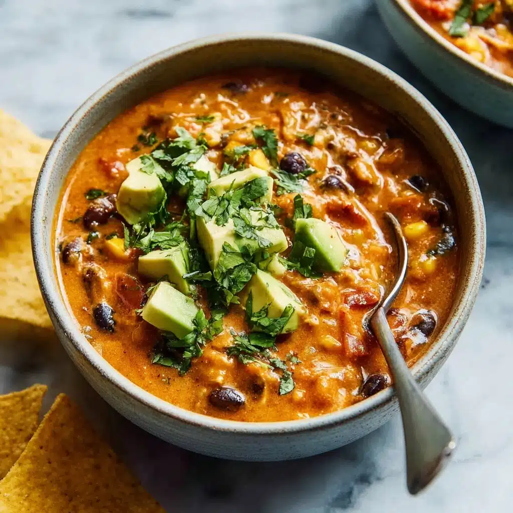 Queso Chicken Chili Recipe - Recipe Image