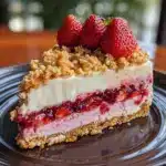 Berrylicious Strawberry Crunch Cheese Cake Recipe