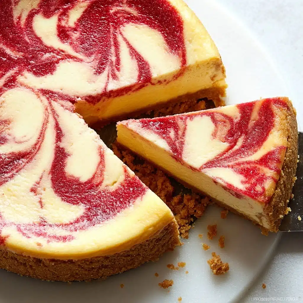 Strawberry Swirl Cheesecake Recipe - Recipe Image