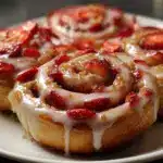 Strawberry Cheesecake Cinnabon Rolls Recipe