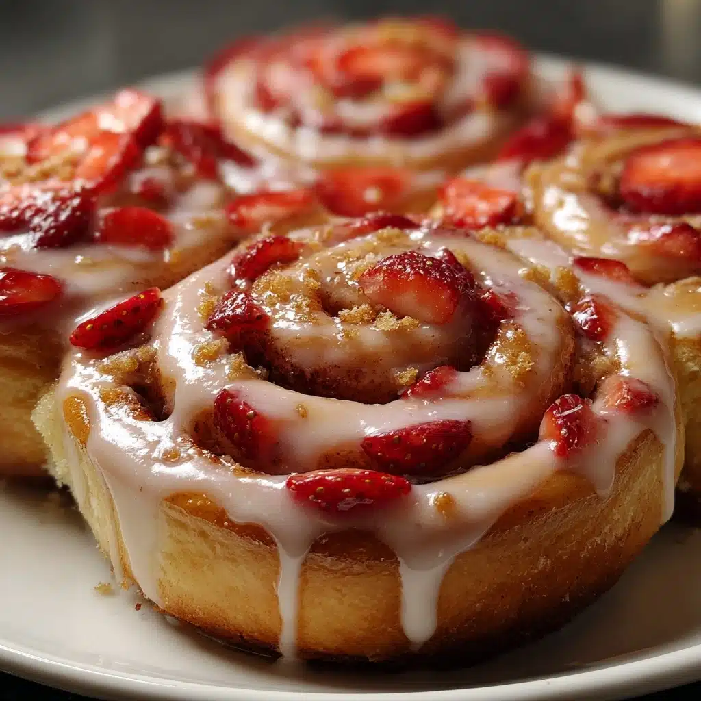 Strawberry Cheesecake Cinnabon Rolls Recipe