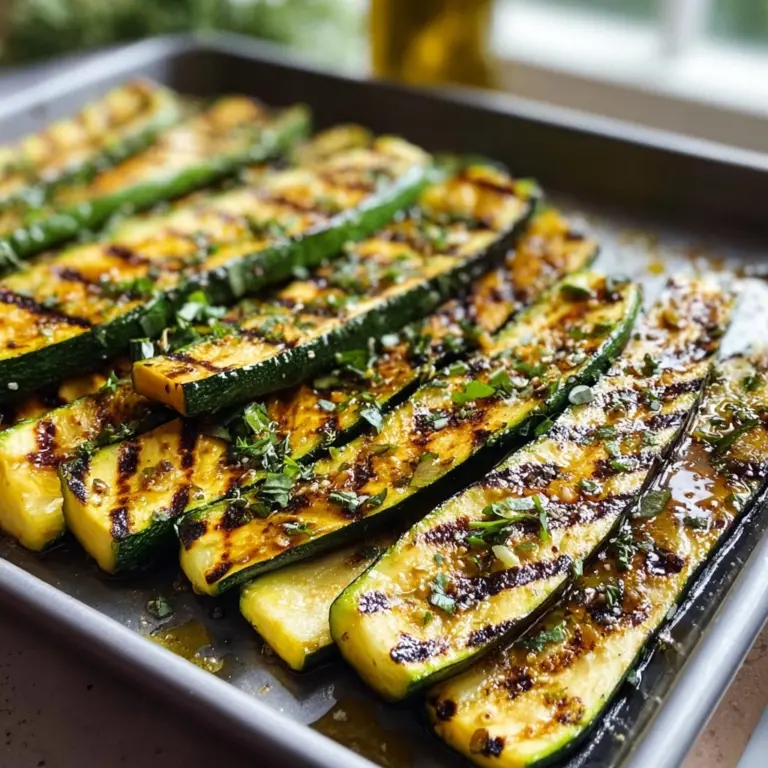 Easy Memorial Day Grilled Zucchini Recipe