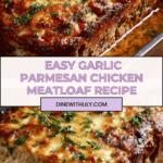 Melt-in-Your-Mouth Garlic Parmesan Chicken Meatloaf Recipe