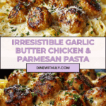 Chicken Bites with Creamy Parmesan Pasta Recipe